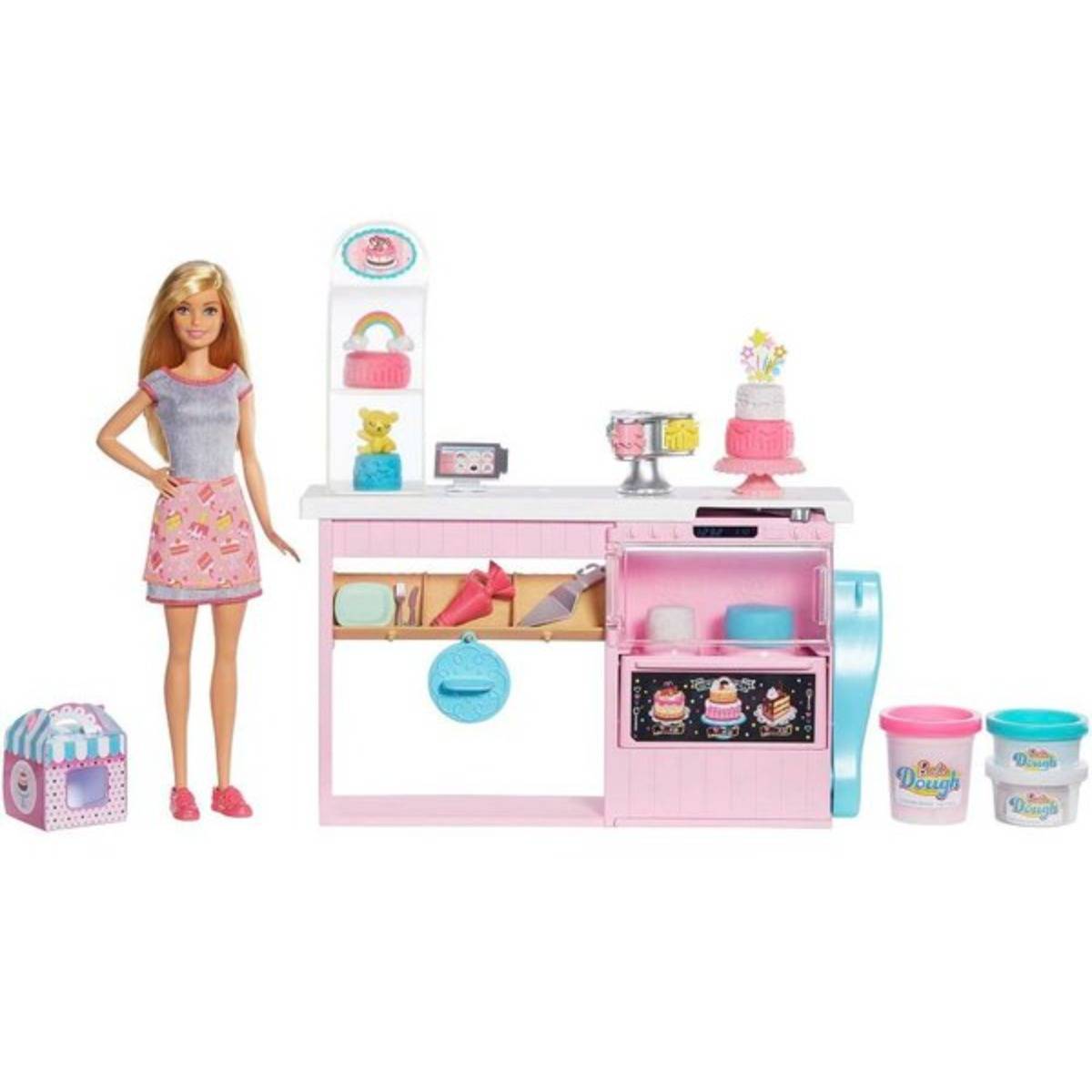 Barbie Bebek Pasta Dükkanı Oyun Seti