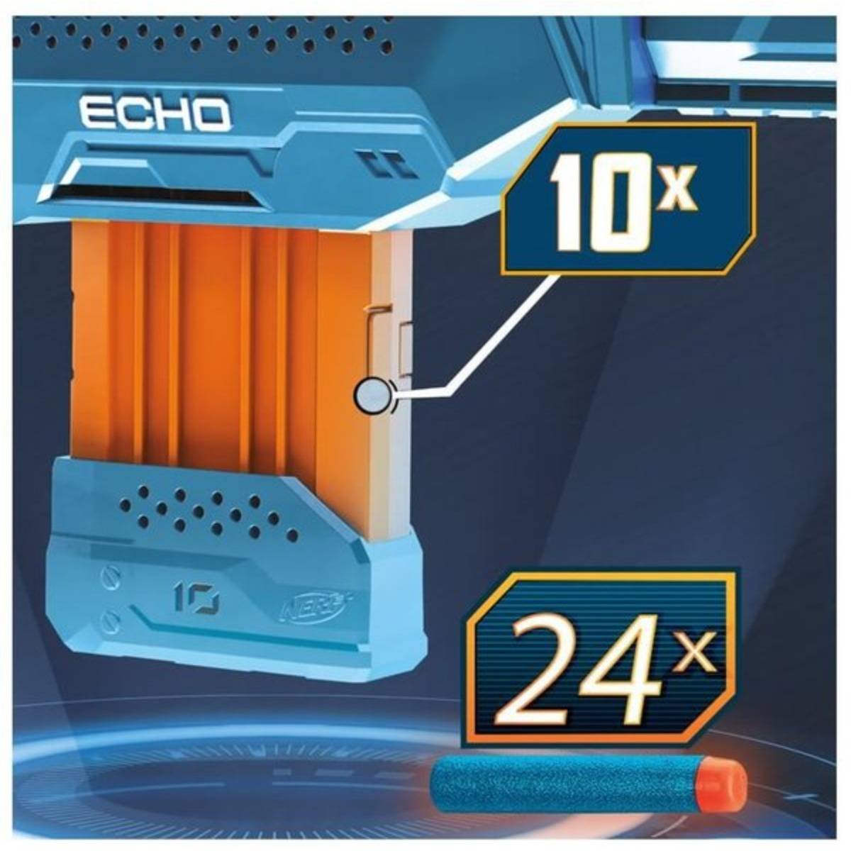 Modifiye Edilebilir Nerf Elite 2.0 Echo CS-10