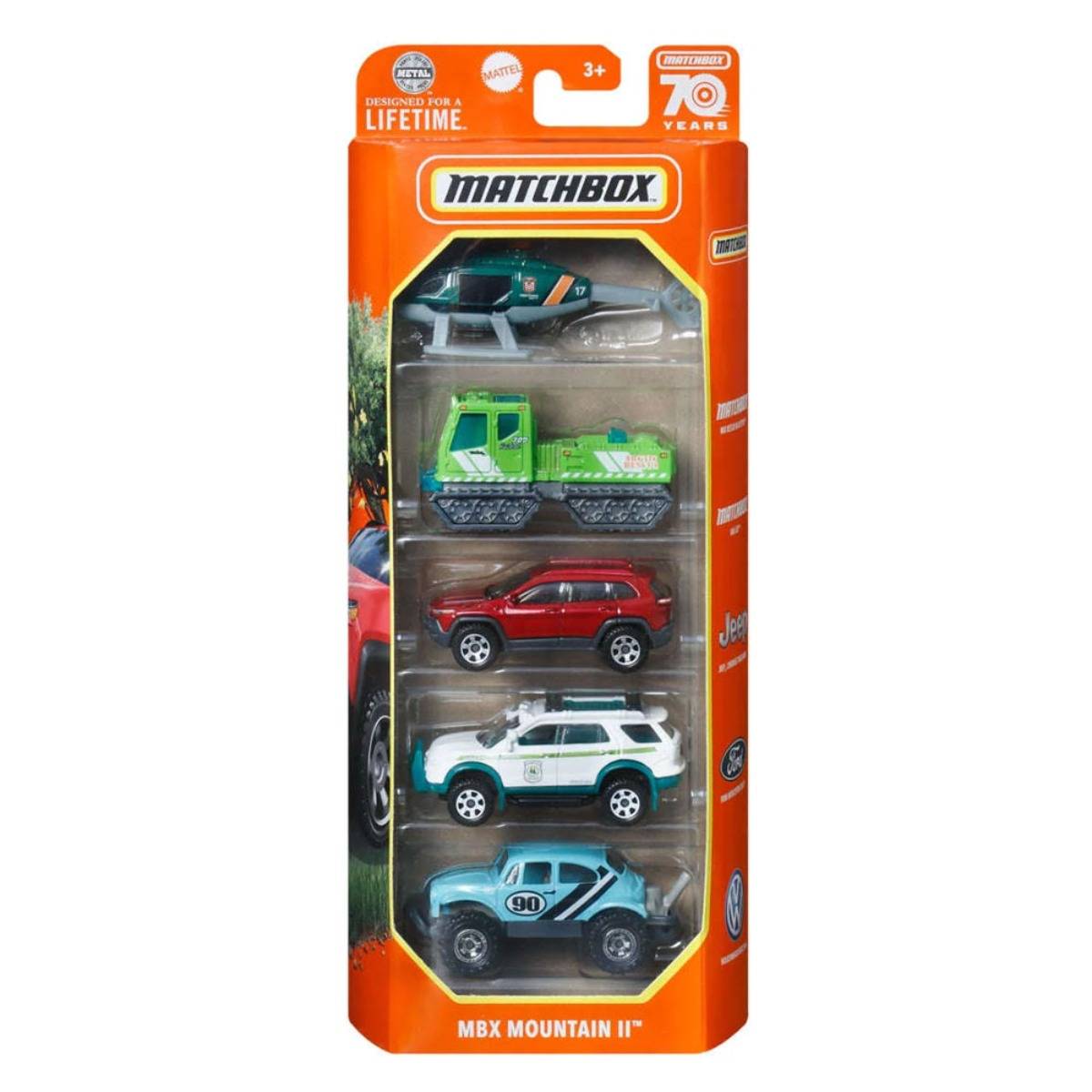 Matchbox 5'li Araba Seti