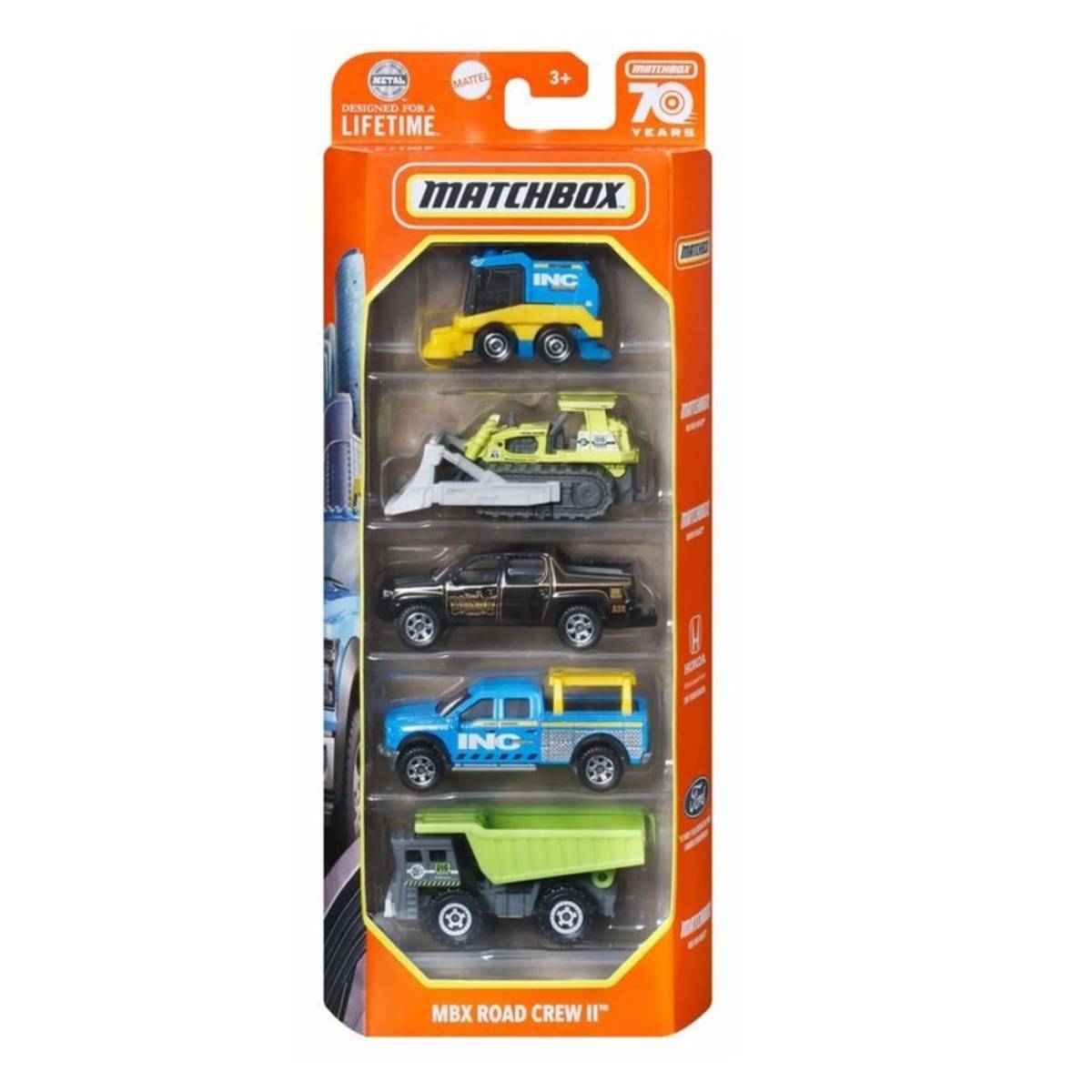 Matchbox 5'li Araba Seti