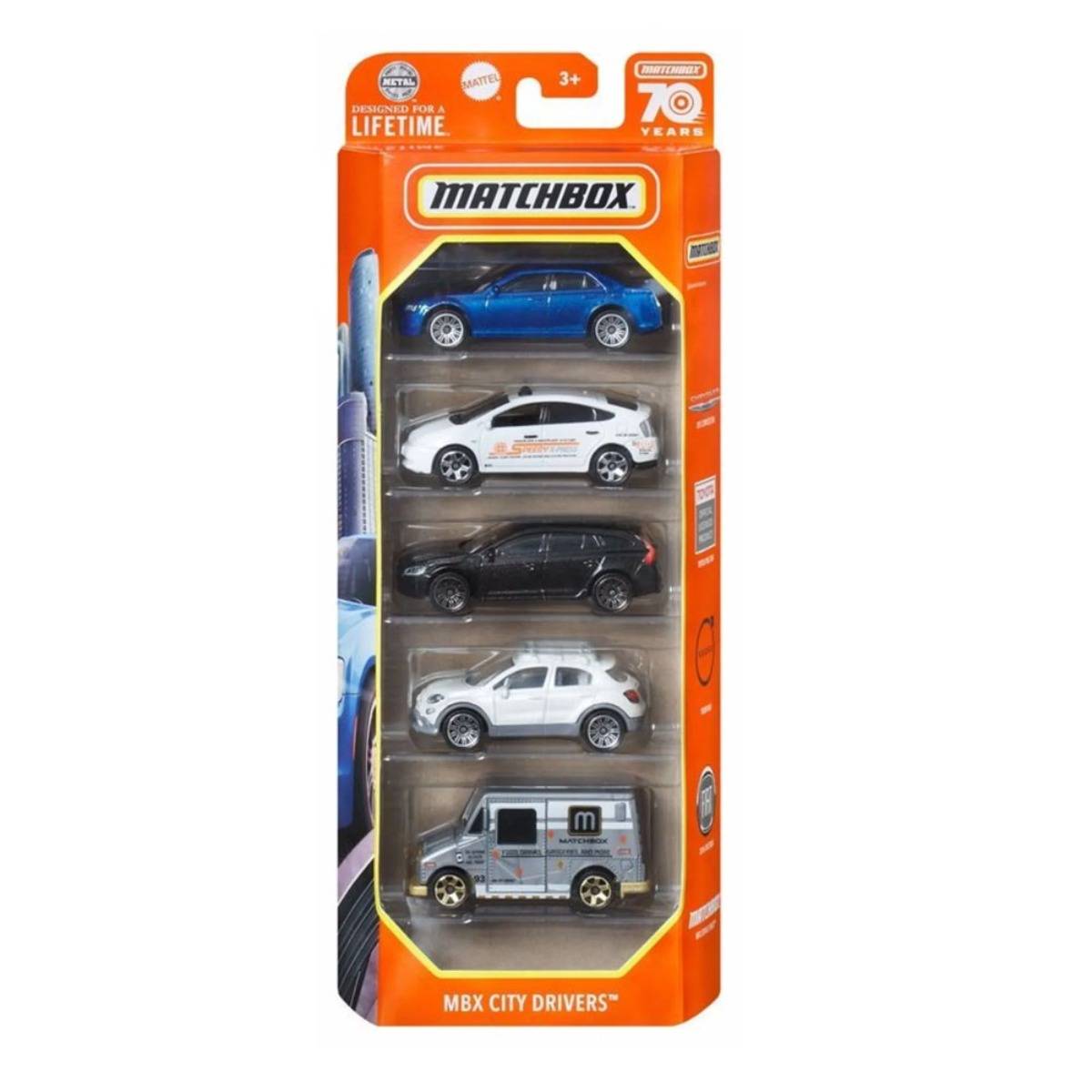 Matchbox 5'li Araba Seti