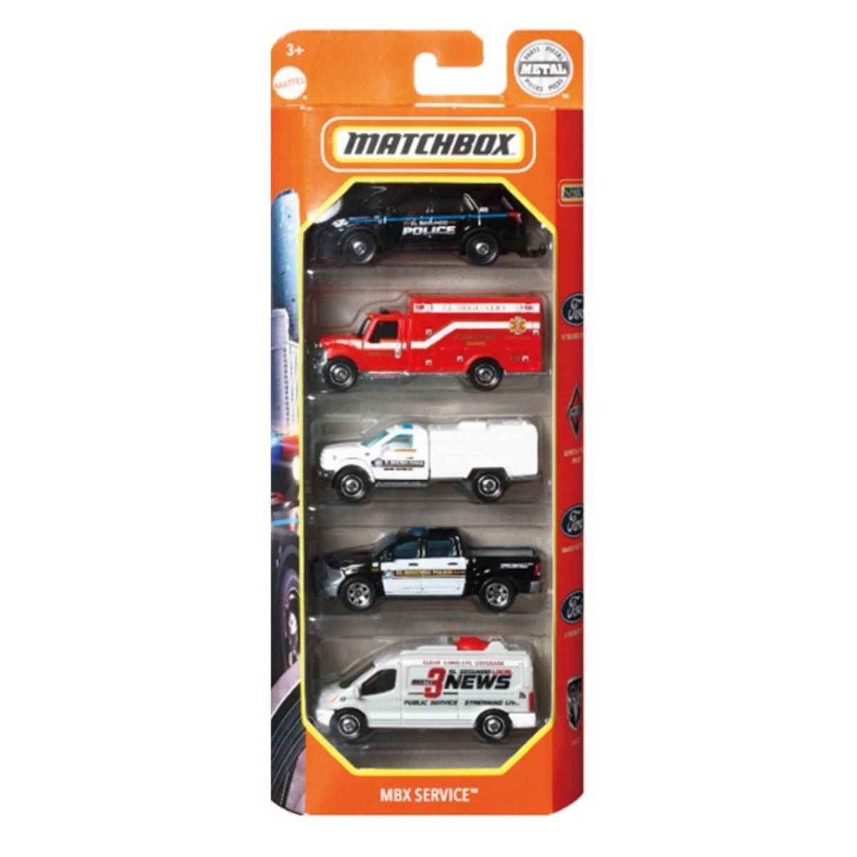 Matchbox 5'li Araba Seti