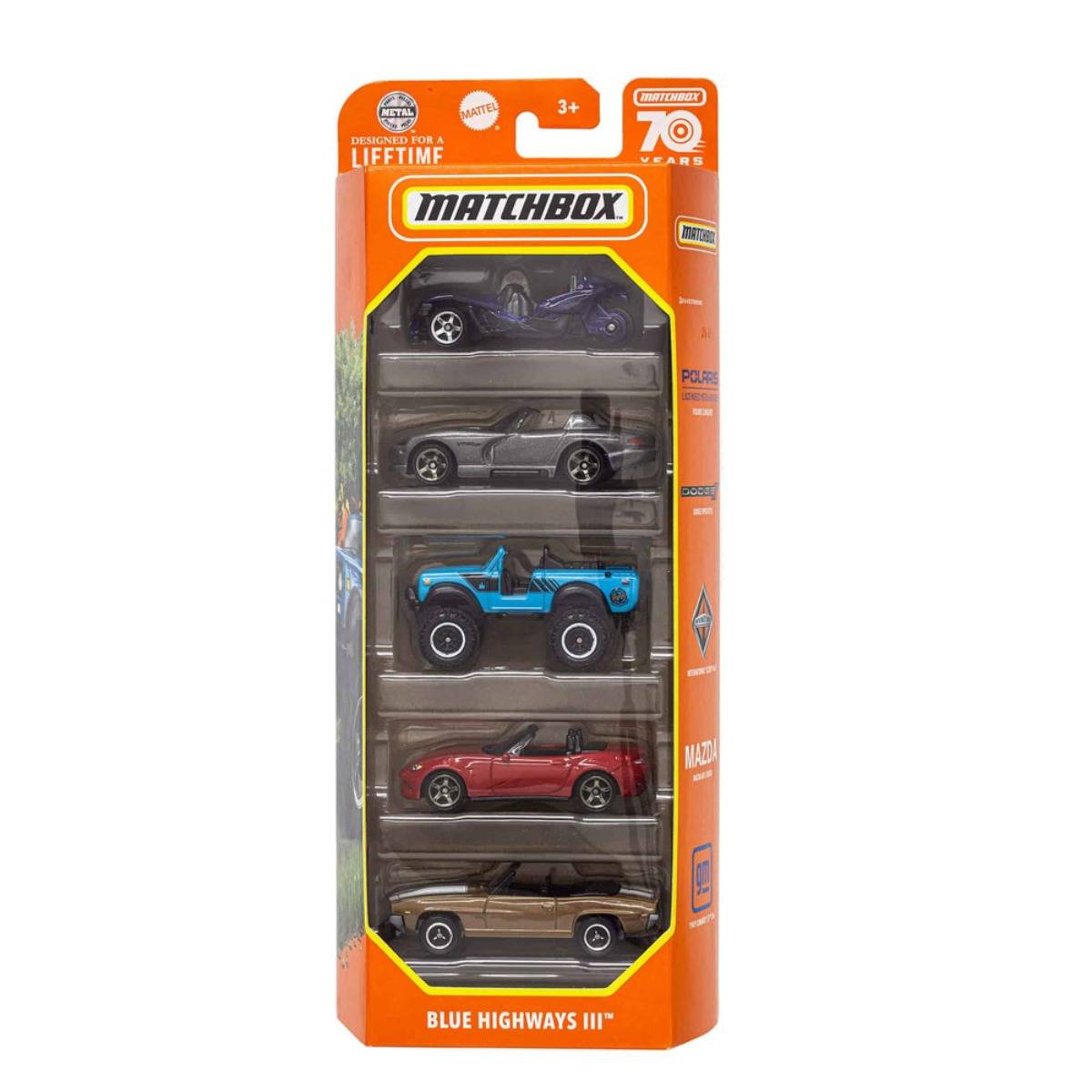 Matchbox 5'li Araba Seti