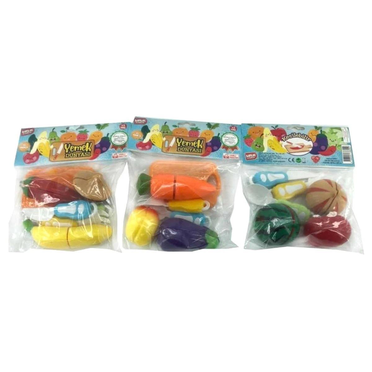 Poşetli Kesilebilen Meyve ve Sebze 10 Parça