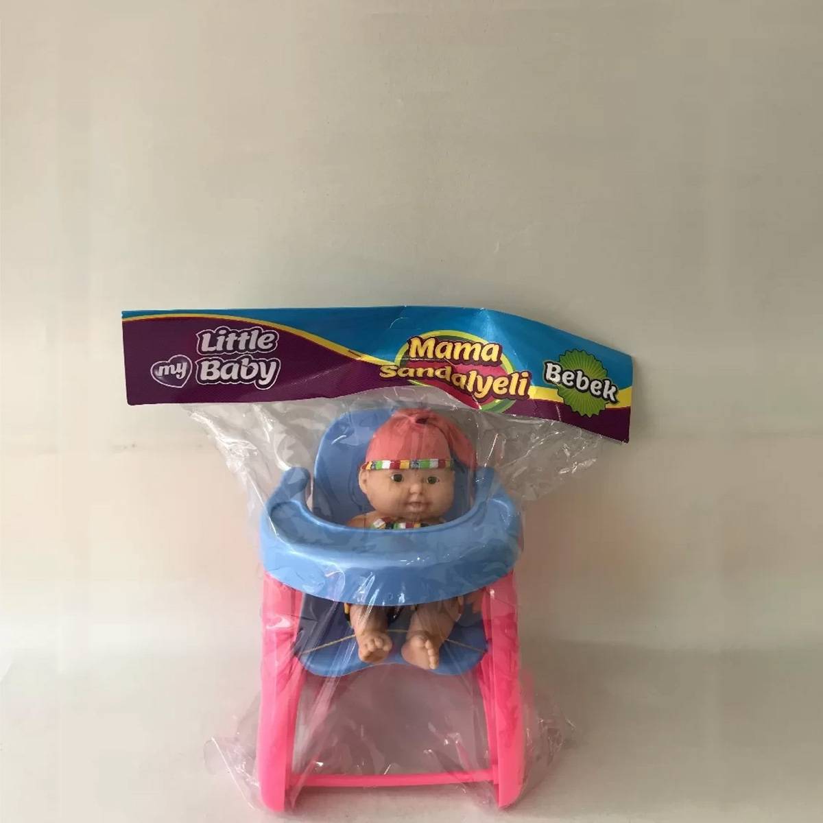 My Little Baby Poşetli Mama Sandalyeli Bebek