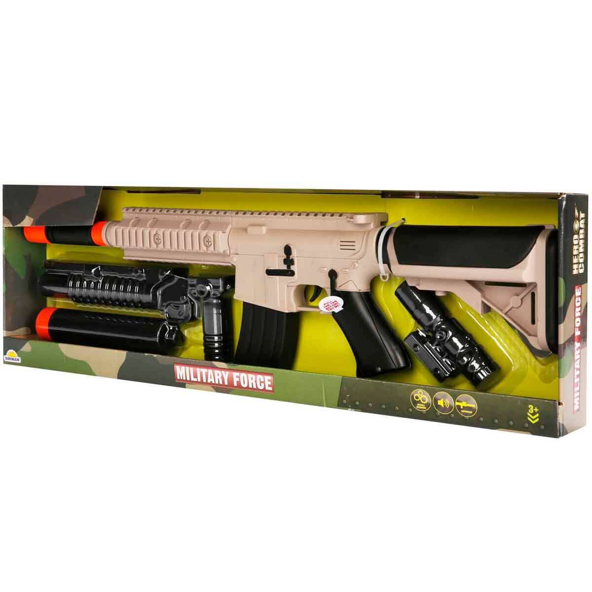 Sesli ve Titreşimli Askeri Silah Seti