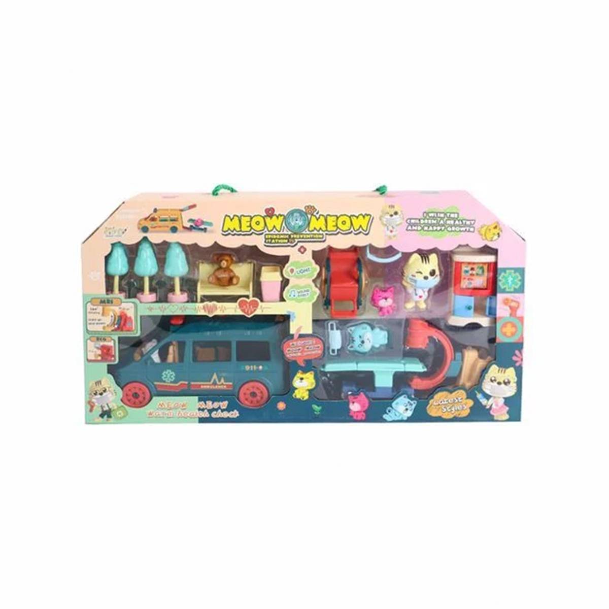 Işıklı ve Sesli Kedili Tedavi Merkezi