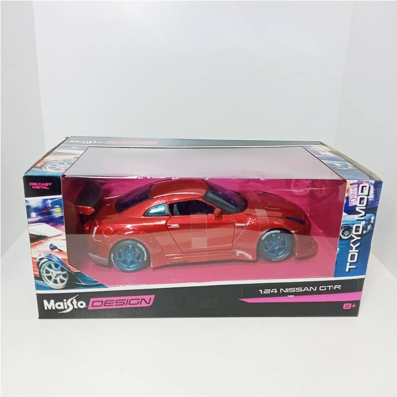 Maisto 1:24 Design Tokyo Mod Nissan GT-R Model Araba