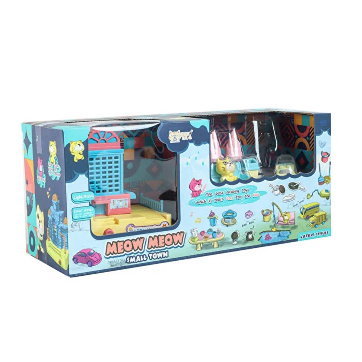 Meow Meow Small Town Şehir Seti (Sesli ve Işıklı)