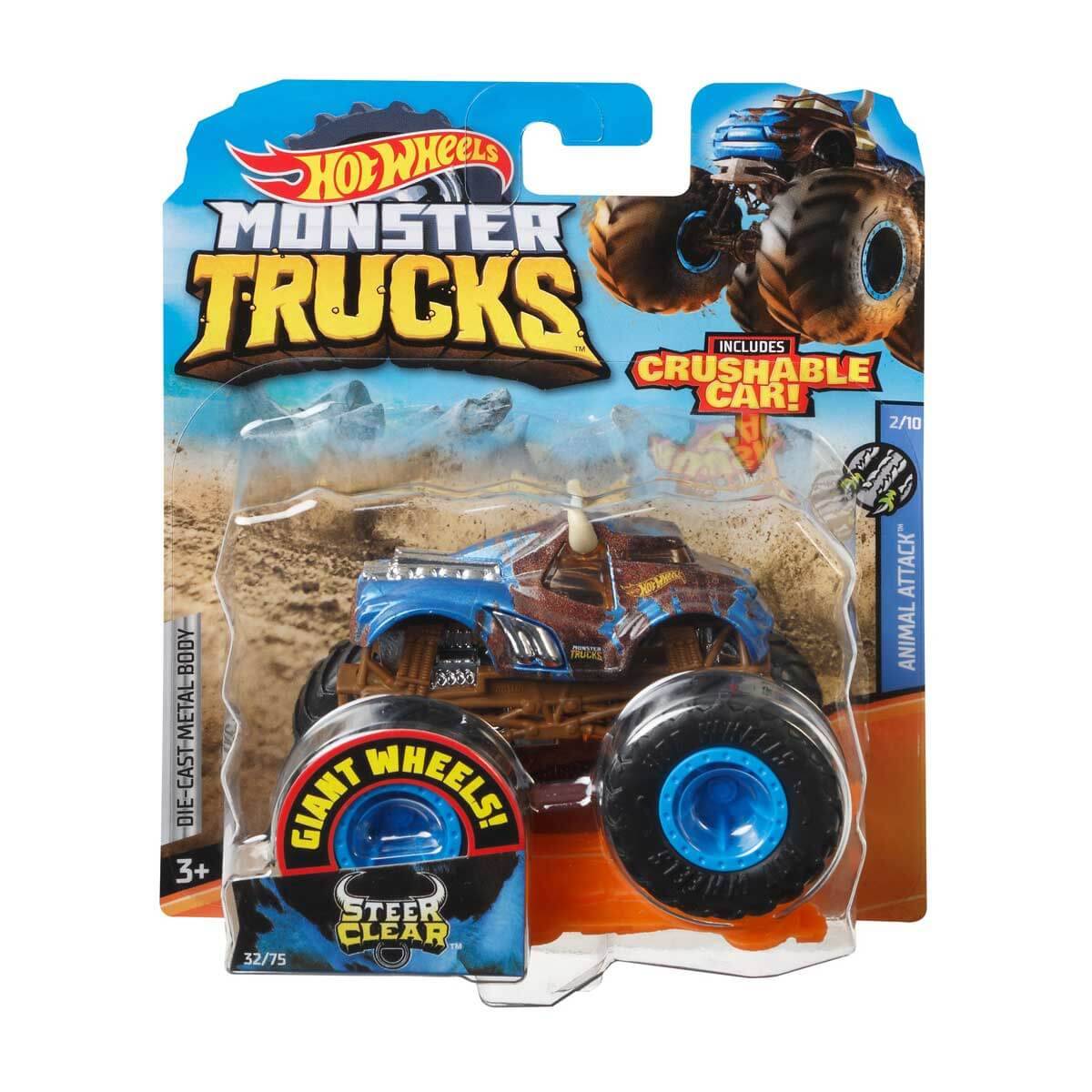 1:64 Hot Wheels Monster Trucks Araba