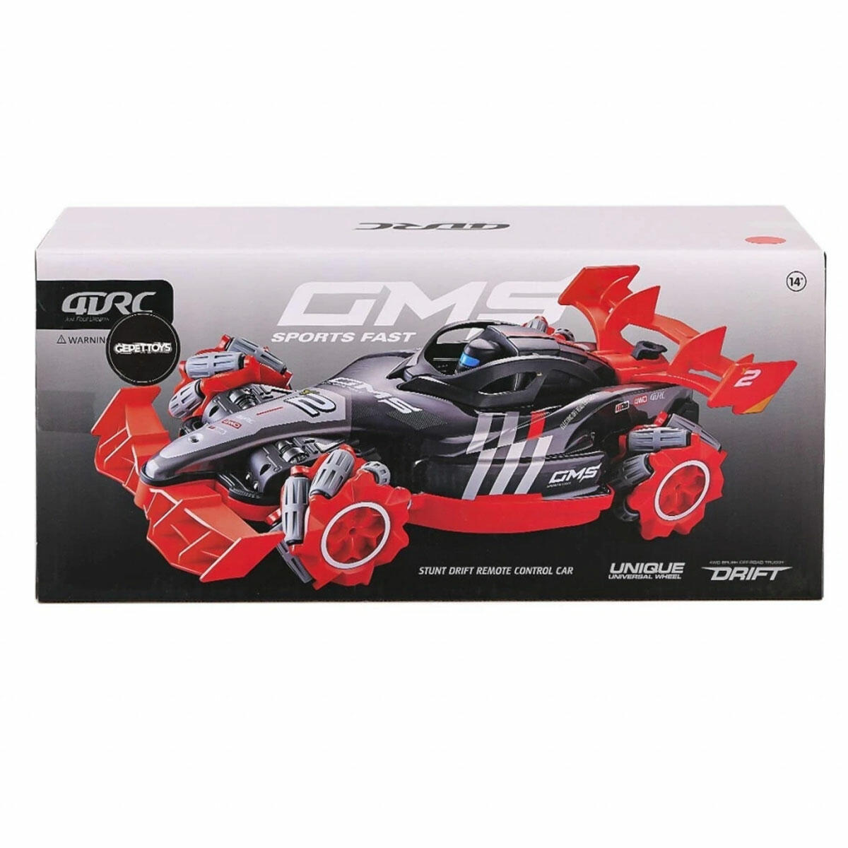 Gepettoys 1:12 Drift Atan Kumandalı Formula Arabası | 42 cm Dev Boy RC Yarış Aracı | Uzaktan Kumandalı F1 Drift Arabası
