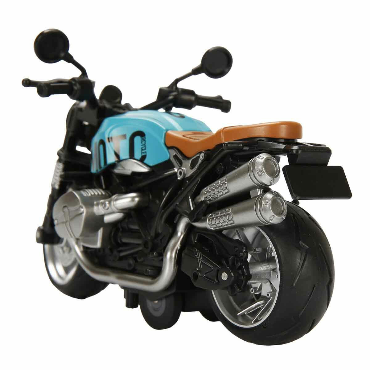 1:12 Latte Die-Cast Motosiklet ve Tamir Atölyesi Seti | Sesli ve Işıklı Yarışçı Figürlü Model | Çek-Bırak Mekanizmalı Metal Koleksiyon Aracı