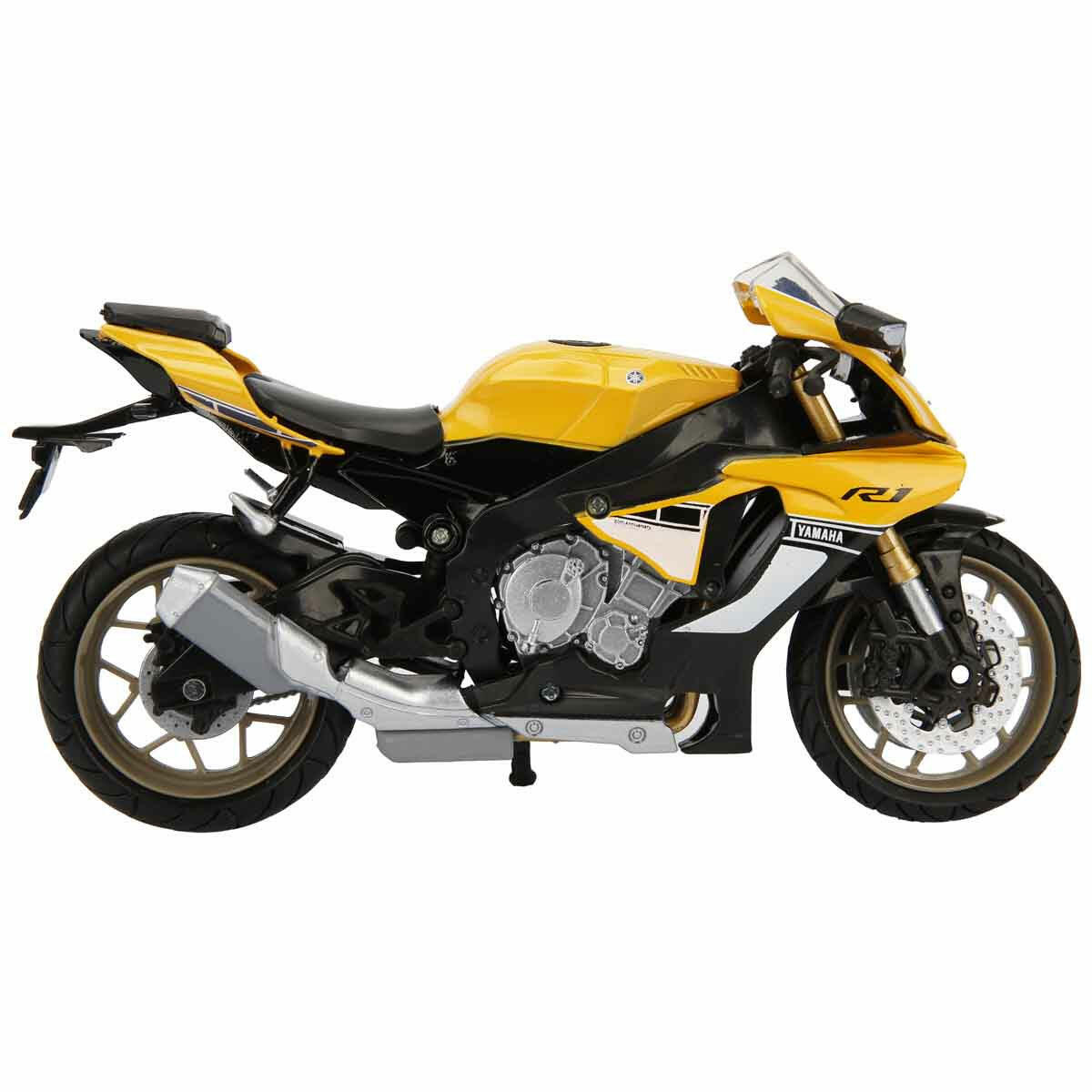 1:12 Yamaha YZF-R1 Model Motor | Gerçekçi Detaylı Motosiklet Koleksiyonu | 17 cm Ölçekli Oyuncak Yarış Motoru