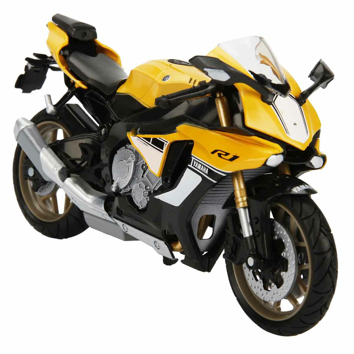 1:12 Yamaha YZF-R1 Model Motor | Gerçekçi Detaylı Motosiklet Koleksiyonu | 17 cm Ölçekli Oyuncak Yarış Motoru