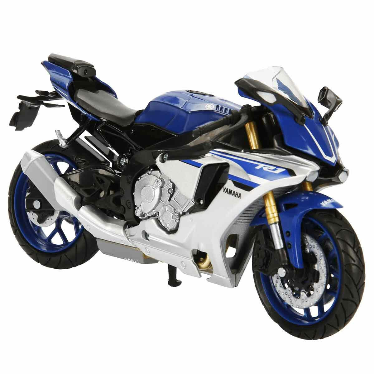 1:12 Yamaha YZF-R1 Model Motor | Gerçekçi Detaylı Motosiklet Koleksiyonu | 17 cm Ölçekli Oyuncak Yarış Motoru