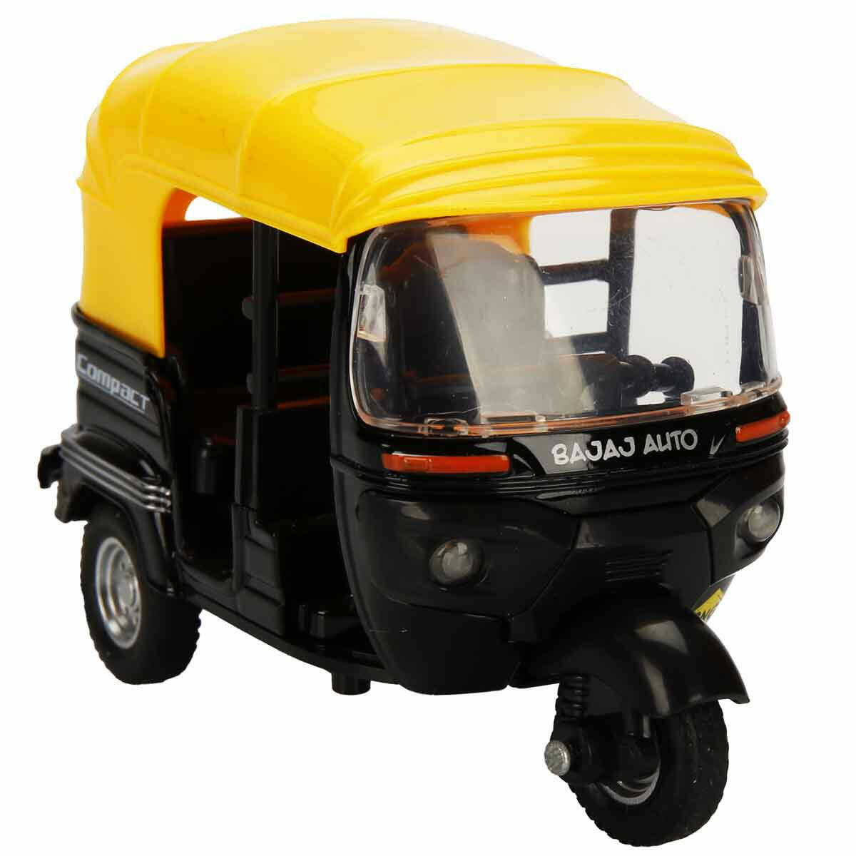 1:14 Maxx Wheels Açık Tuktuk Motosiklet Sesli ve Işıklı | Çek Bırak Mekanizmalı Klasik Motor | Işıklı ve Kornalı Oyuncak Motosiklet