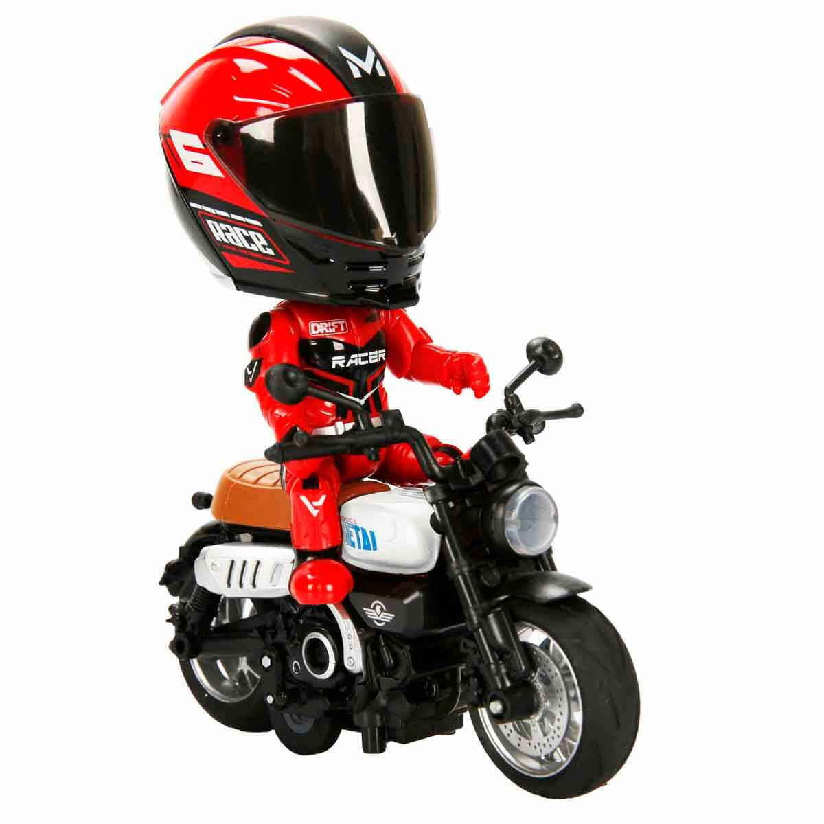 1:14 Sesli ve Işıklı Honda Monkey Die Cast Motosiklet | Kask Aksesuarlı ve Stantlı Çek Bırak Model | Retro Tasarım Japon Motosiklet Koleksiyonu