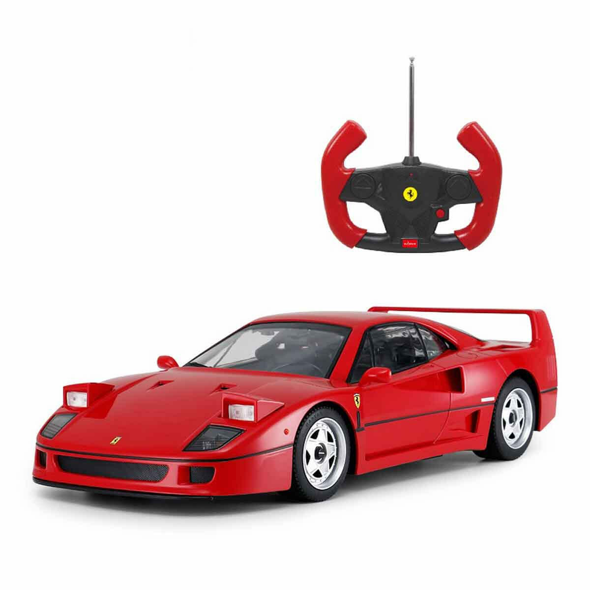 1:14 Uzaktan Kumandalı Ferrari F40 Araba 32 cm | 2.4 GHz Full Fonksiyonlu RC Spor Araba | Işıklı Lisanslı Model