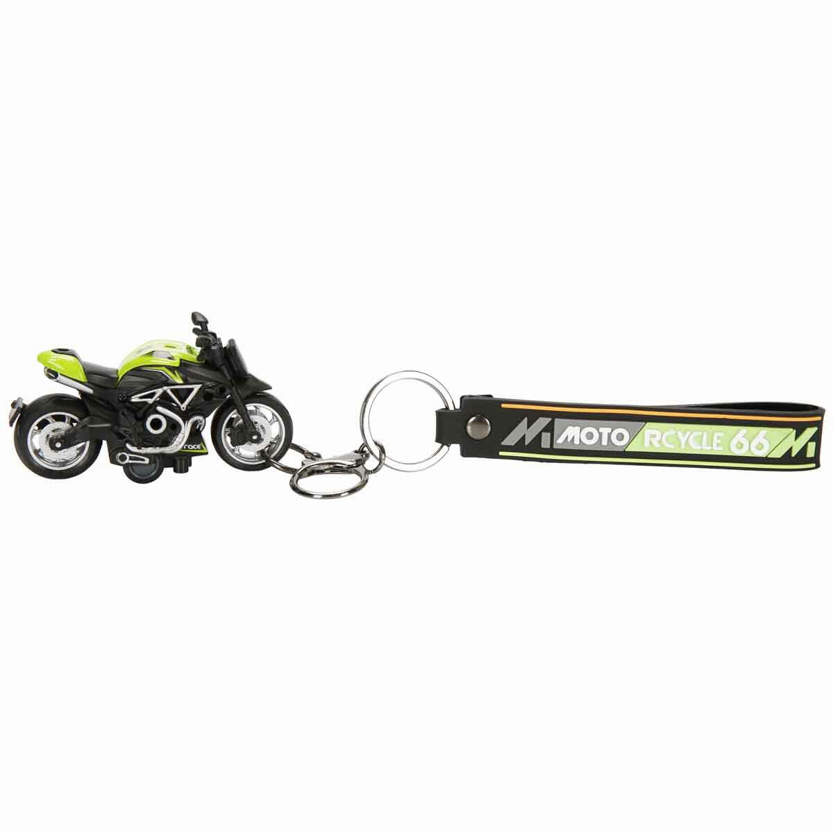 1:16 Çek Bırak Motosiklet Anahtarlık | Hareketli Oyuncak Motosiklet Figürlü Anahtarlık | 12 Farklı Modelli Koleksiyonluk Çanta ve Anahtar Aksesuarı