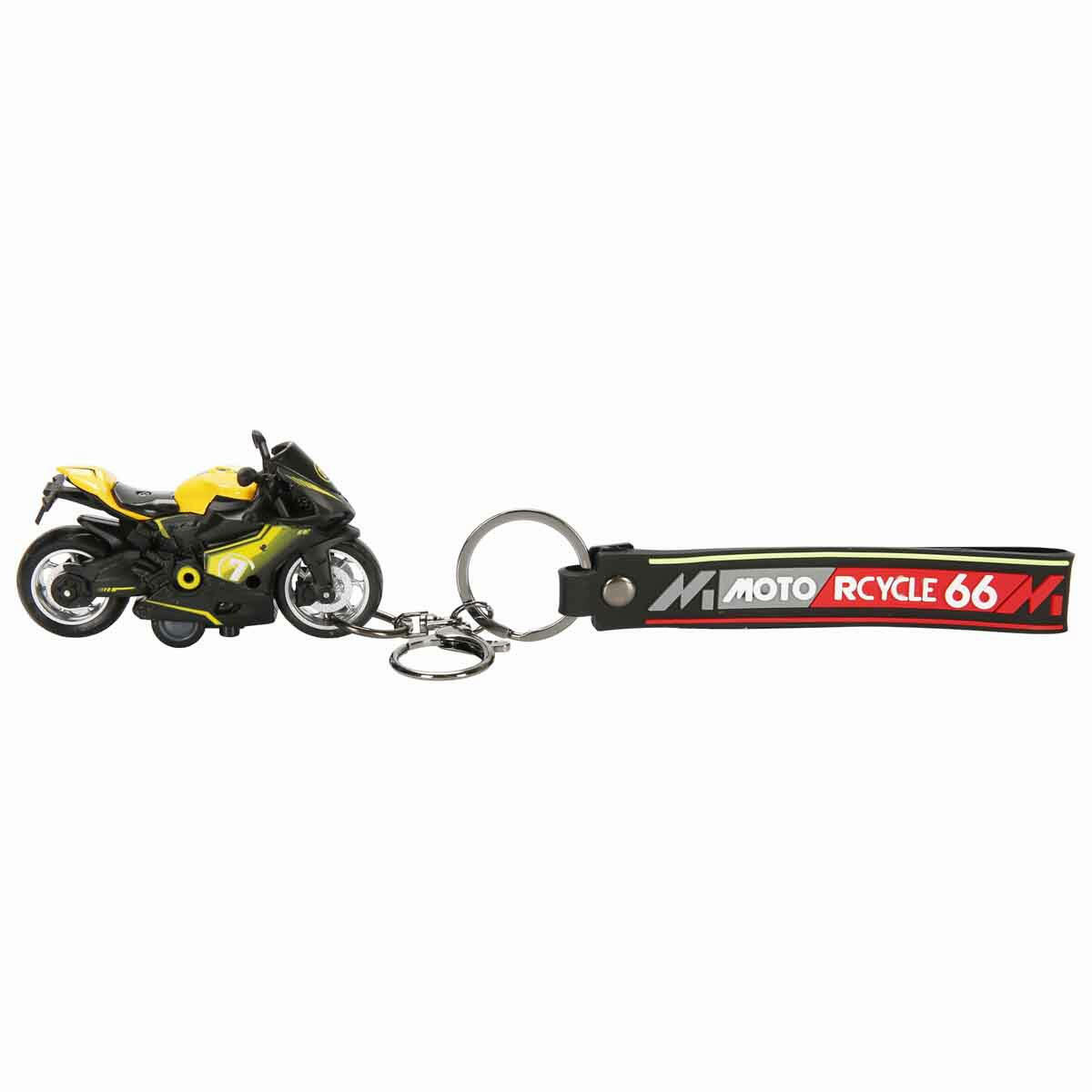 1:16 Çek Bırak Motosiklet Anahtarlık | Hareketli Oyuncak Motosiklet Figürlü Anahtarlık | 12 Farklı Modelli Koleksiyonluk Çanta ve Anahtar Aksesuarı