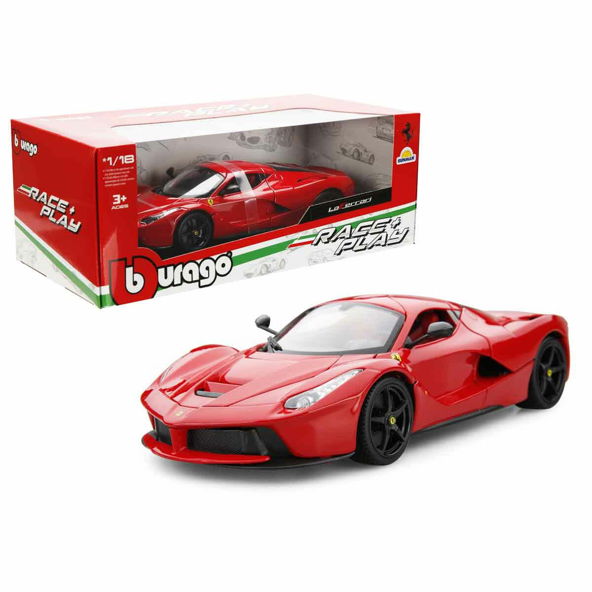 1:18 Ferrari Laferrari Model Araba | Diecast Metal Koleksiyon Serisi | F1 HY-KERS Teknolojili Detaylı Model Araç