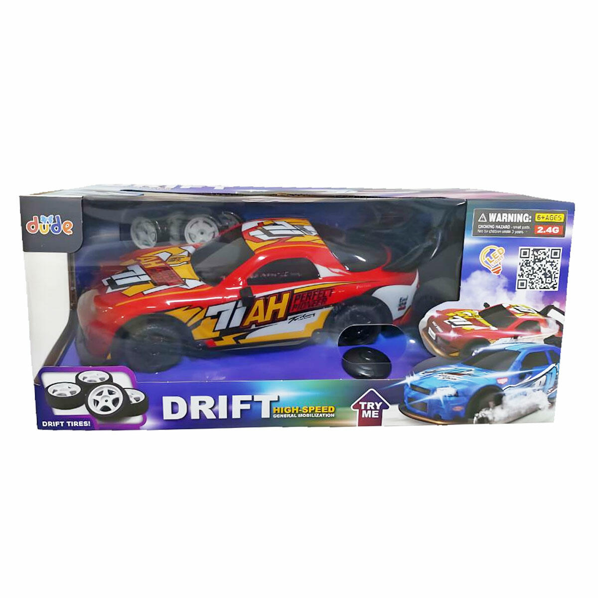 1:18 Şarjlı Uzaktan Kumandalı RC Drift Aracı | 2.4 GHz 4x4 Yüksek Hızlı Yarış Arabası | Işıklı ve Demo Modlu Drift Arabası