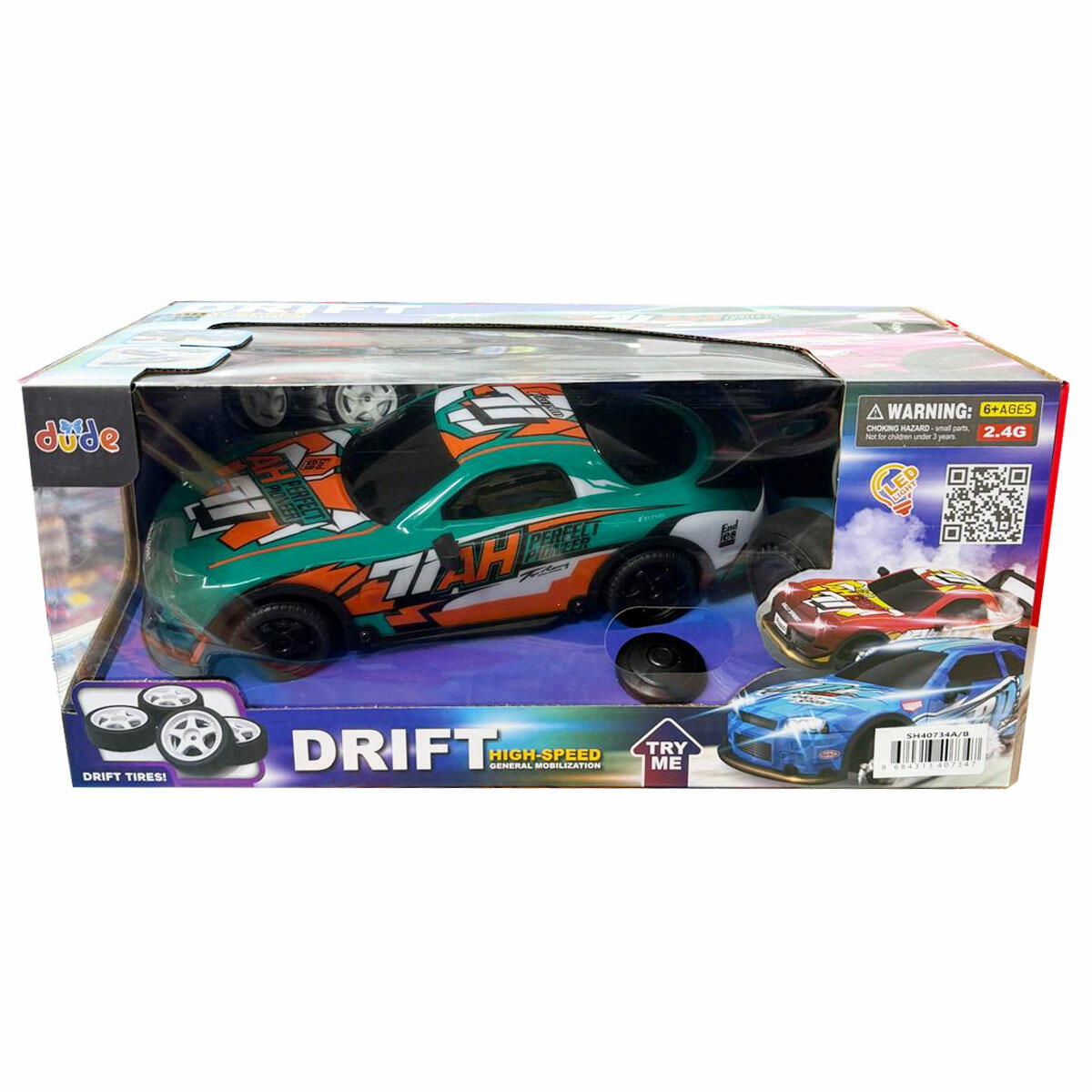 1:18 Şarjlı Uzaktan Kumandalı RC Drift Aracı | 2.4 GHz 4x4 Yüksek Hızlı Yarış Arabası | Işıklı ve Demo Modlu Drift Arabası
