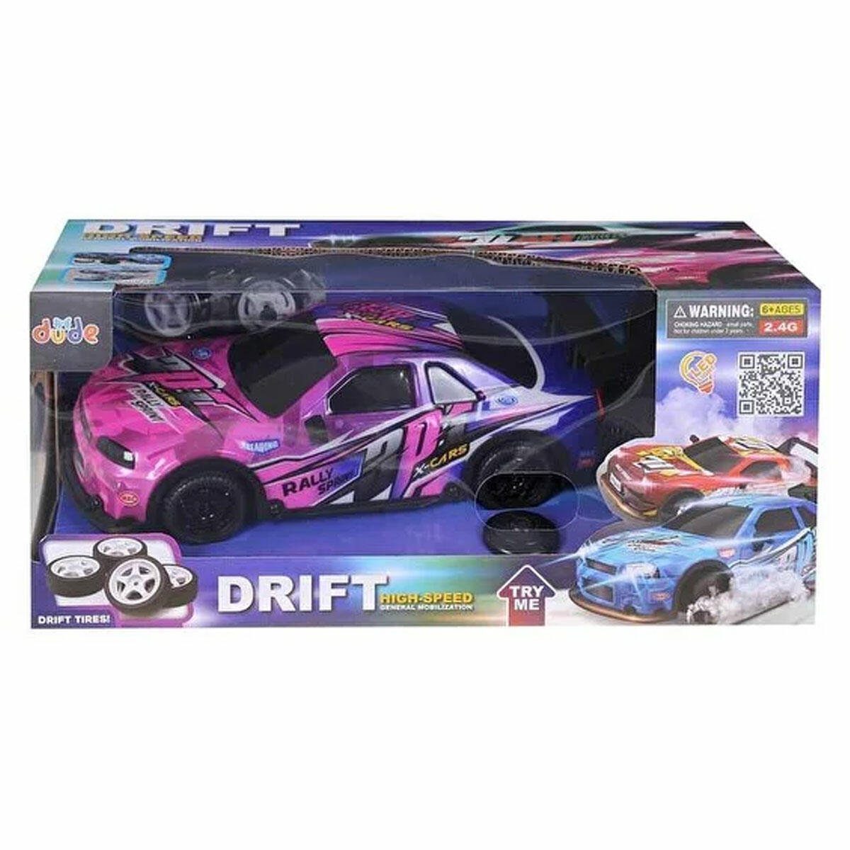 1:18 Şarjlı Uzaktan Kumandalı RC Drift Aracı | 2.4 GHz 4x4 Yüksek Hızlı Yarış Arabası | Işıklı ve Demo Modlu Drift Arabası