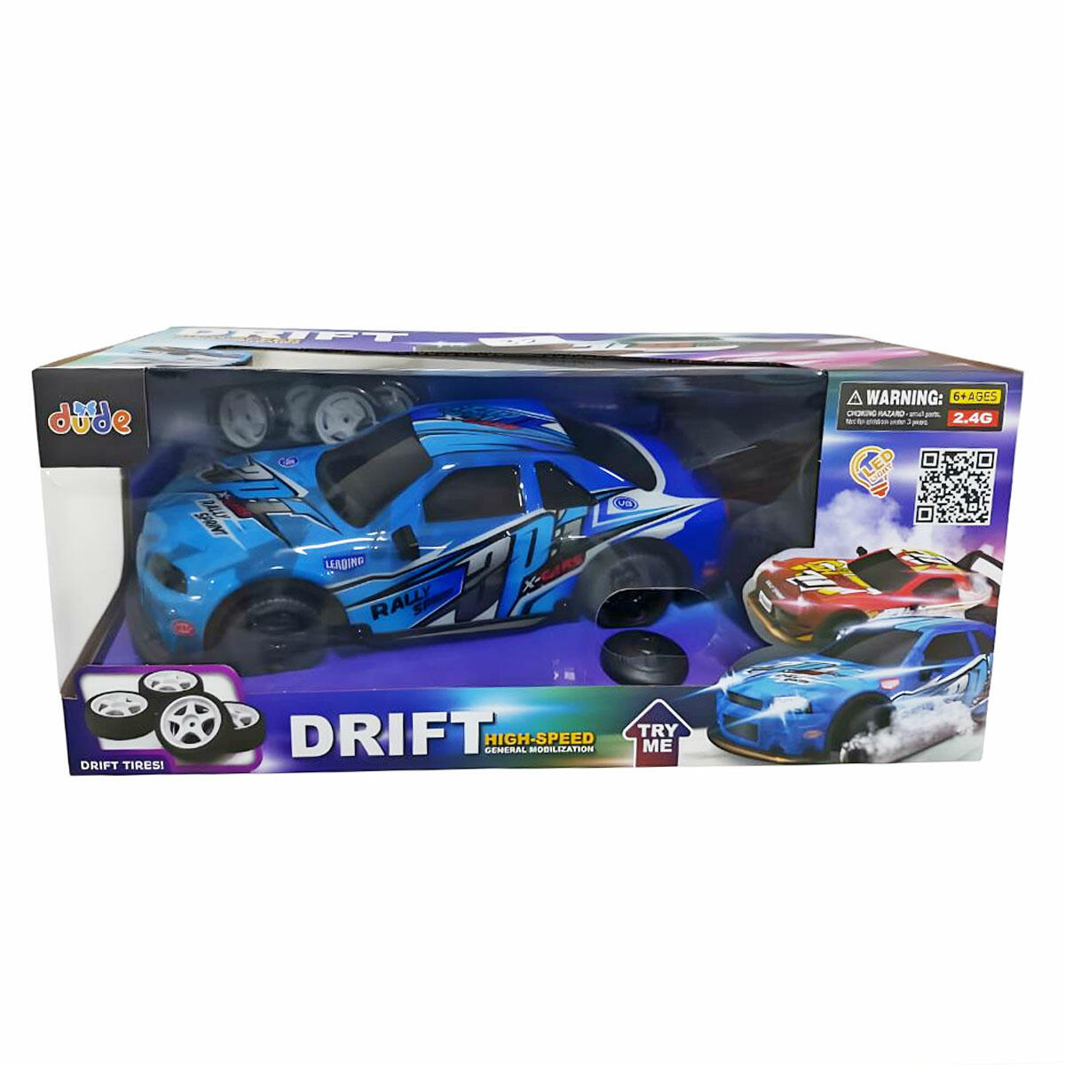 1:18 Şarjlı Uzaktan Kumandalı RC Drift Aracı | 2.4 GHz 4x4 Yüksek Hızlı Yarış Arabası | Işıklı ve Demo Modlu Drift Arabası