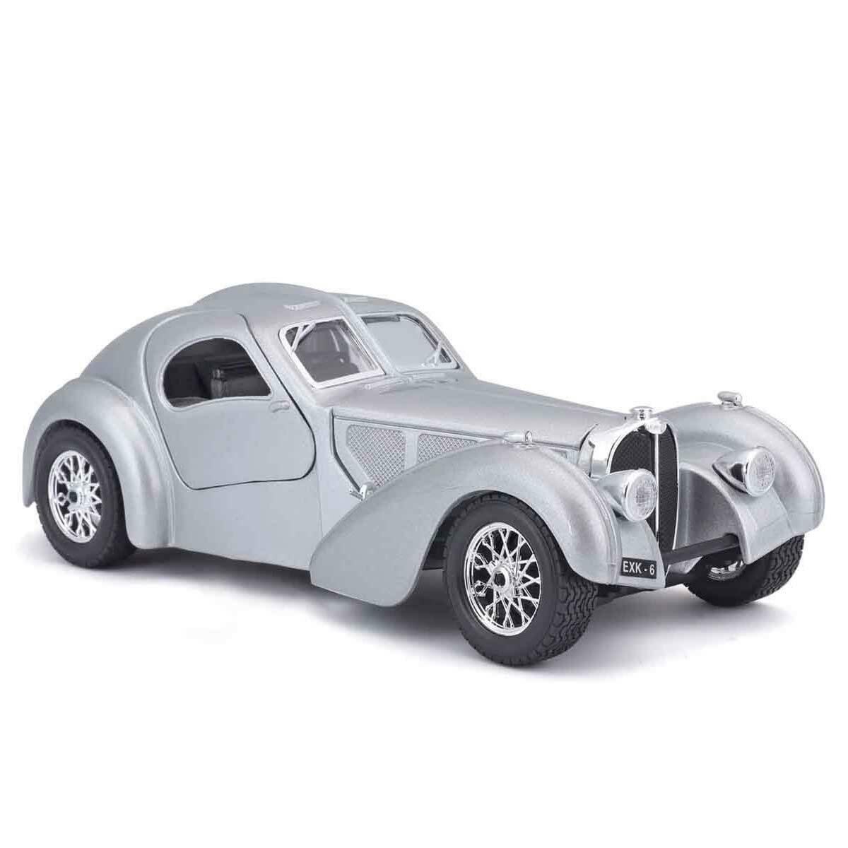 1:24 Bugatti Atlantic Model Araba | Die-Cast Klasik Koleksiyon Aracı | Detaylı İç Ve Dış Tasarımlı Model