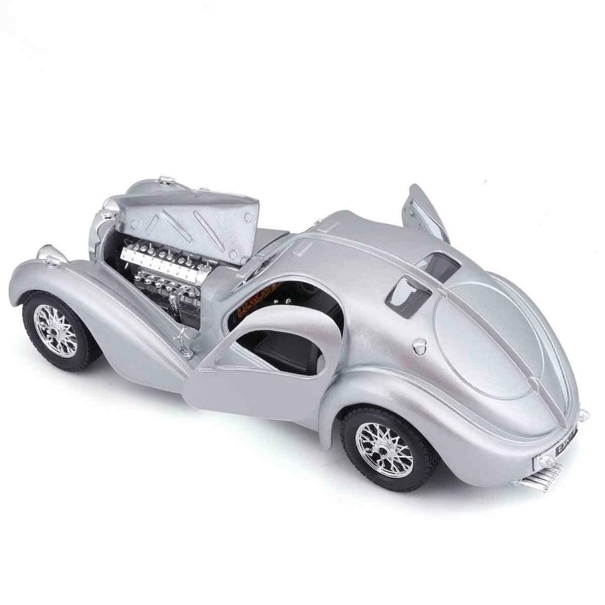 1:24 Bugatti Atlantic Model Araba | Die-Cast Klasik Koleksiyon Aracı | Detaylı İç Ve Dış Tasarımlı Model