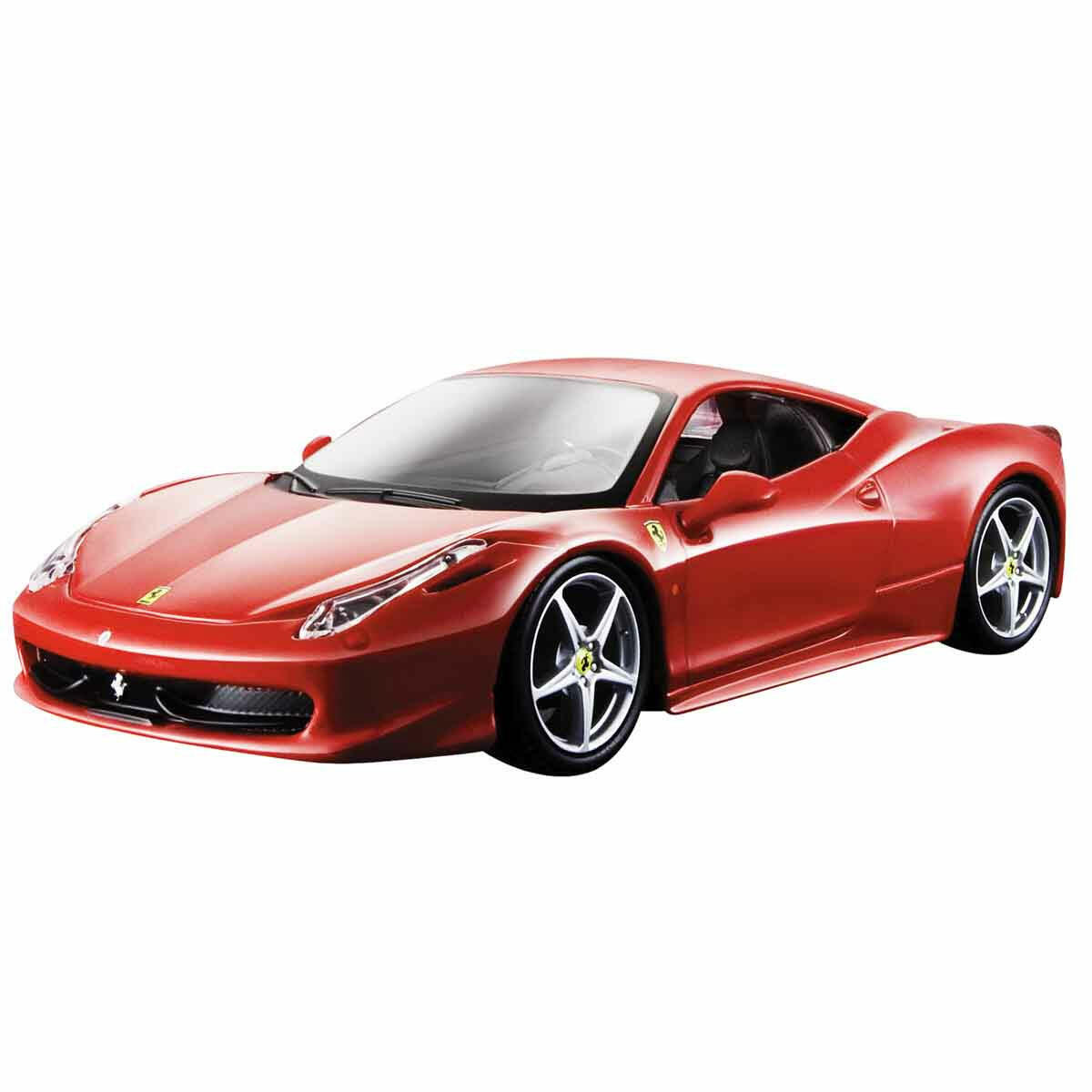 1:24 Ferrari 458 Italia Model Araba | Koleksiyonluk Lisanslı Spor Araç | Detaylı Tasarım ve F1 Teknolojili Masaüstü Model