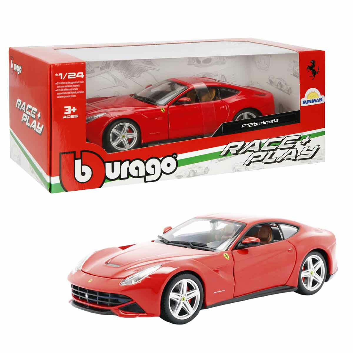 1:24 Ferrari F12 Berlinetta Die-Cast Model Araba | Koleksiyonluk Metal Araç | Açılır Kapılı ve Detaylı Tasarım Ferrari Model Araba