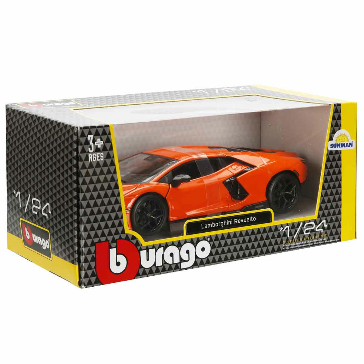 1:24 Lamborghini Revuelto Model Araba | Die-Cast Koleksiyonluk Hibrit Süper Spor Araç | Açılan Kapılı Gerçekçi Model