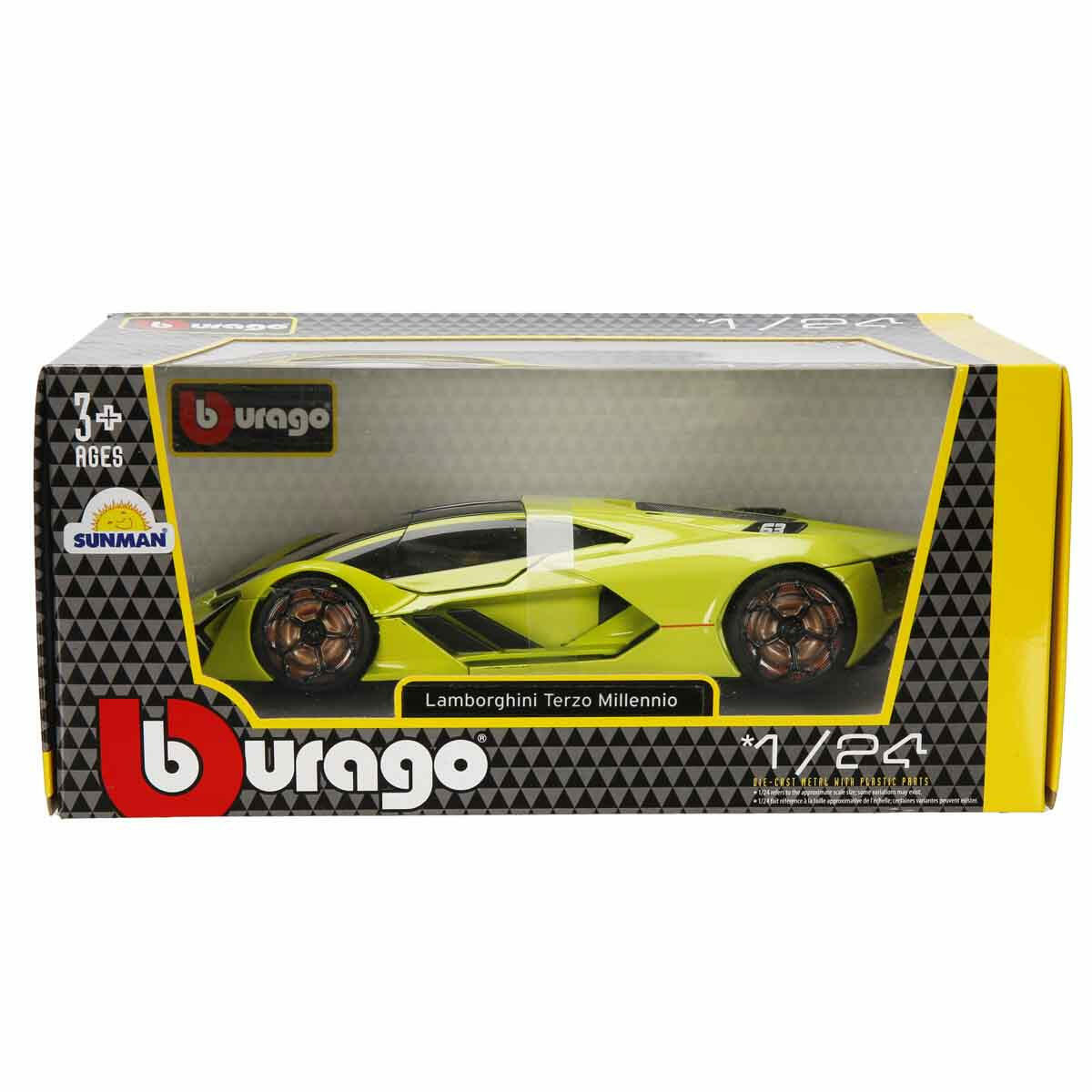 1:24 Lamborghini Terzo Millennio Model Araba | Die-Cast Metal Koleksiyon Aracı | Fütüristik Konsept Lamborghini Modeli