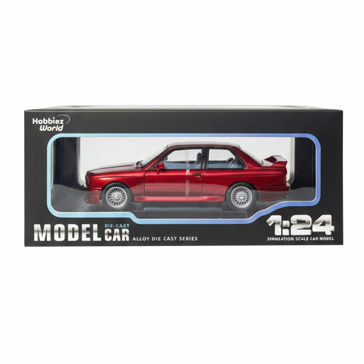 1:24 M3 Kırmızı Model Araba | Die-Cast Metal Koleksiyon Aracı | Detaylı İç Tasarım ve Açılabilir Kapılı Lisanslı Spor Araba
