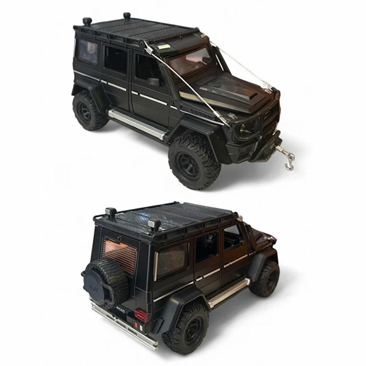 Mercedes-Benz G-Class 1:24 Metal Off-Road Araba | 23 cm Sesli Ve Işıklı G-Wagon | Çek-Bırak Lüks Arazi Modeli