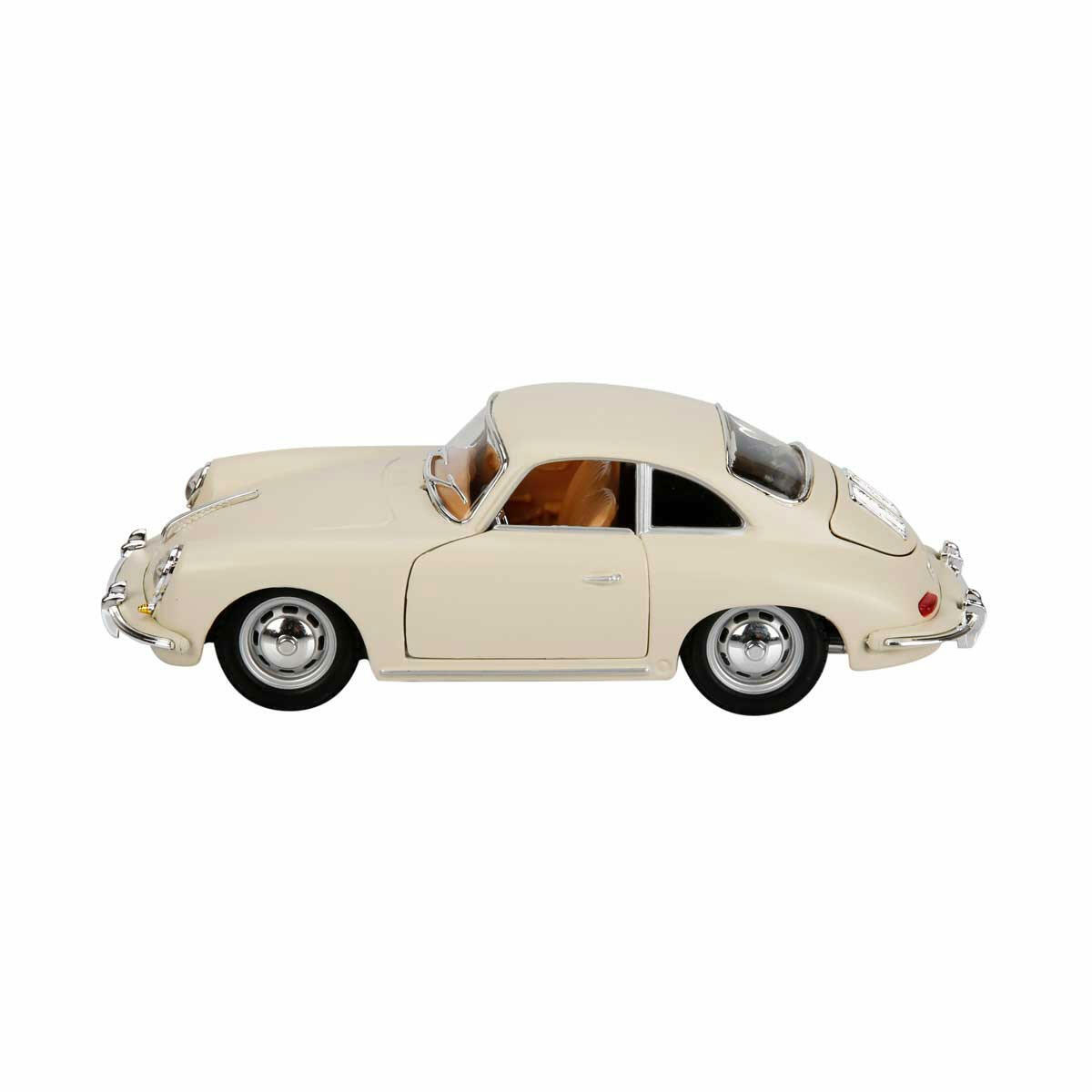 Bburago 1:24 Porsche 356 B Coupe 1961 Krem | Metal Gövde Koleksiyon Aracı | Klasik Model Araba