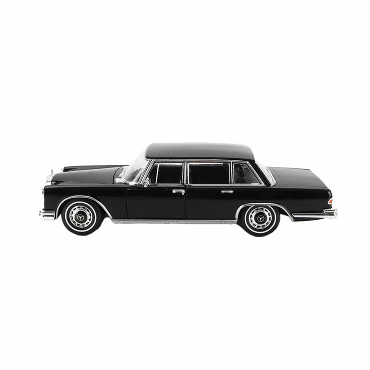 1:24 Welly 1963 Mercedes-Benz 600 Pullman Diecast Model Araba | Koleksiyonluk Metal Klasik Otomobil | Açılabilir Kapı ve Kaput Detaylı Klasik Model