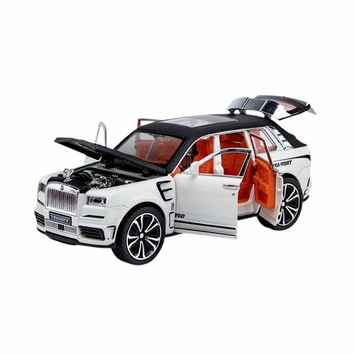 1:32 Çek Bırak Işıklı ve Sesli Model RR Metal Jeep | Lüks Die-Cast SUV | Koleksiyonluk Detaylı Metal Araba