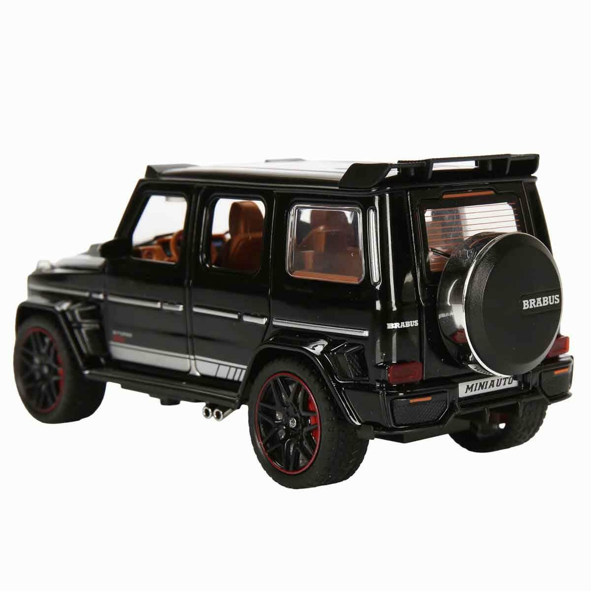 1:32 Mercedes Benz G Class Brabus Model Araba | Sesli Ve Işıklı Metal Çek Bırak Araba Ve Tamir Atölyesi Seti