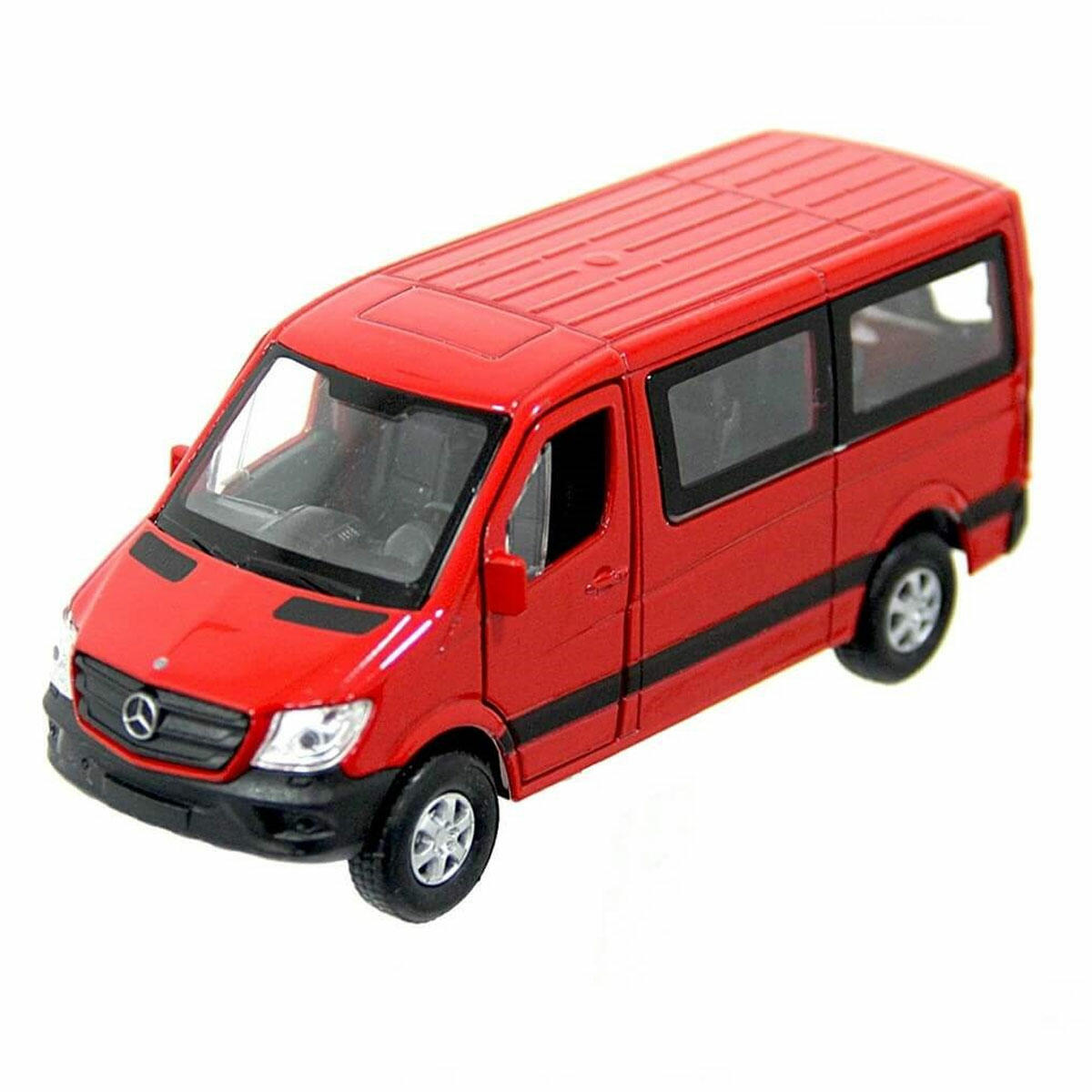 1:32 Mercedes Sprinter Bus Çek Bırak Minibüs | Metal Gövdeli Die-Cast Koleksiyon Modeli