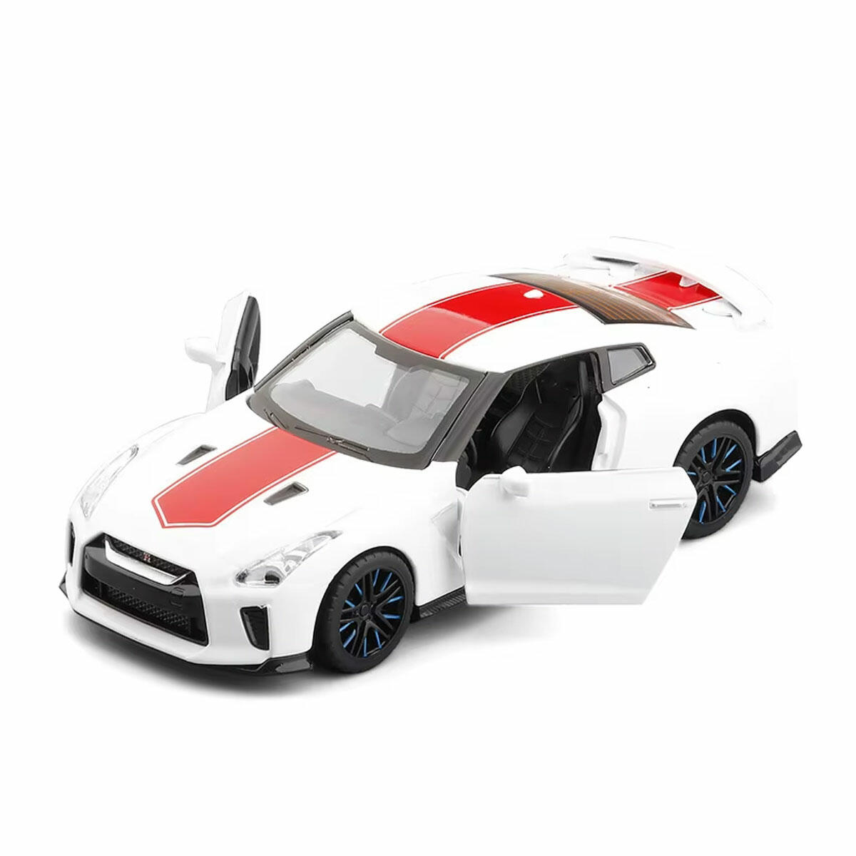 1:32 Nissan GT-R R35 50th Anniversary Edition | Resmi Lisanslı Die-Cast Model Araba | Koleksiyonluk Mavi Özel Seri Spor Araba