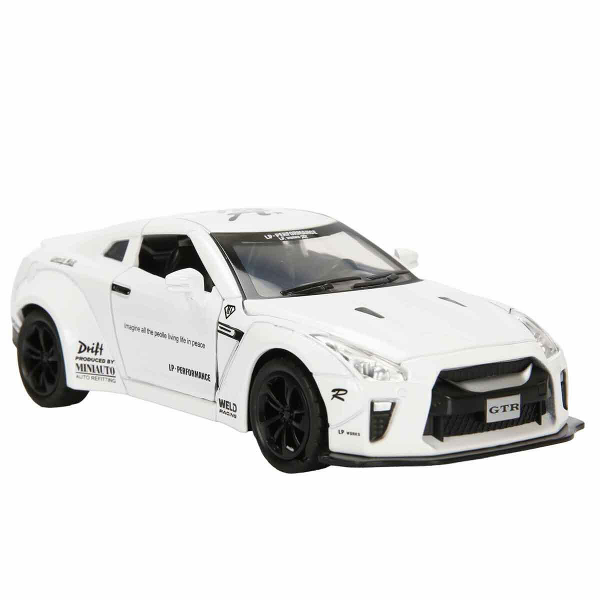 1:32 Nissan GTR Die Cast Sesli Ve Işıklı Model Araba | Tamir Atölyesi Ve Garaj Oyun Seti | Godzilla Koleksiyon Serisi