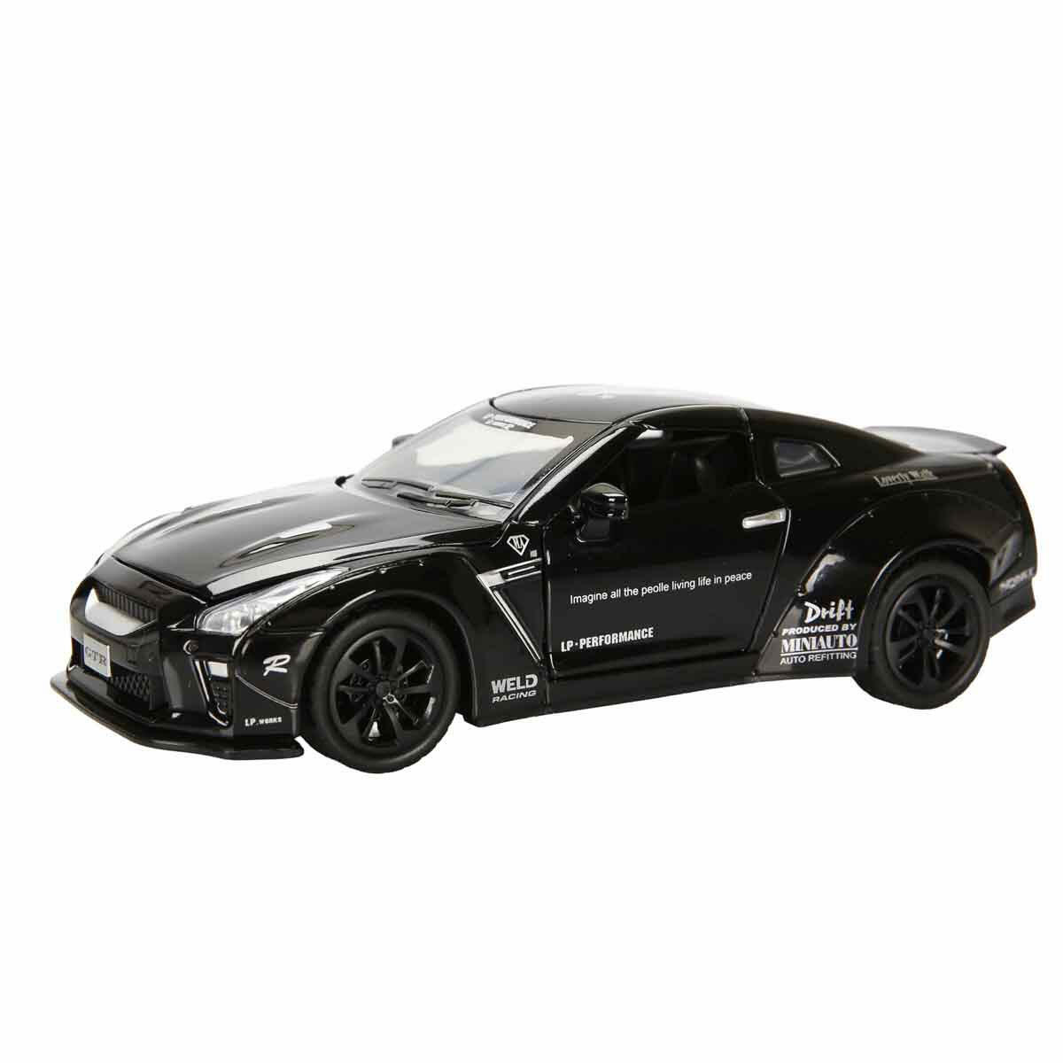 1:32 Nissan GTR Die Cast Sesli Ve Işıklı Model Araba | Tamir Atölyesi Ve Garaj Oyun Seti | Godzilla Koleksiyon Serisi
