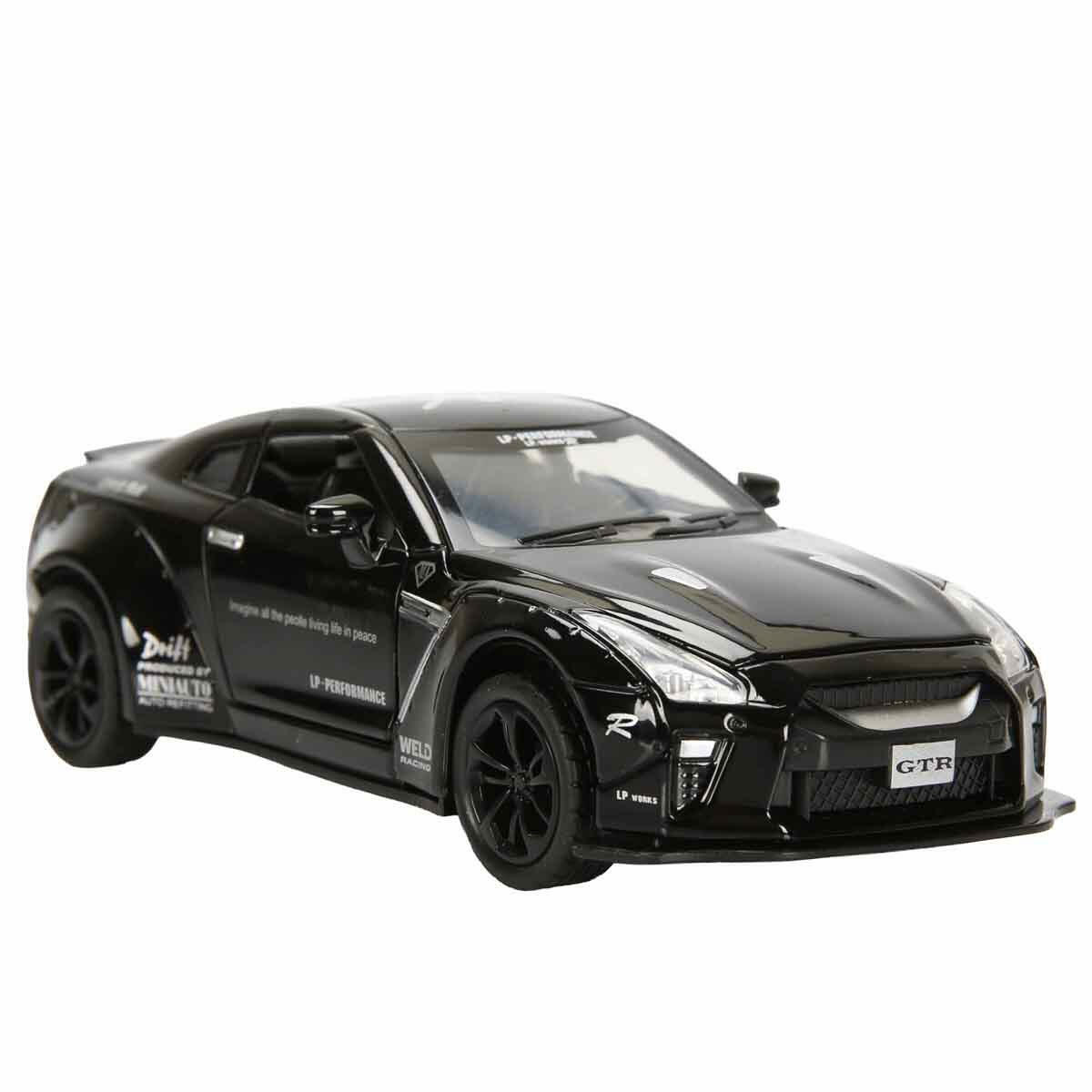 1:32 Nissan GTR Die Cast Sesli Ve Işıklı Model Araba | Tamir Atölyesi Ve Garaj Oyun Seti | Godzilla Koleksiyon Serisi