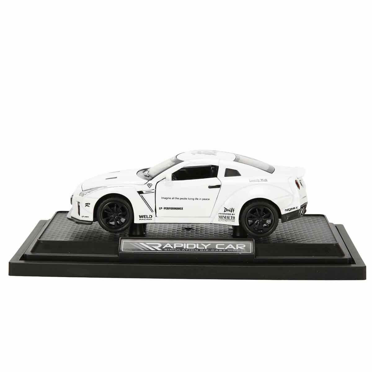 1:32 Nissan GTR Die Cast Sesli Ve Işıklı Model Araba | Tamir Atölyesi Ve Garaj Oyun Seti | Godzilla Koleksiyon Serisi