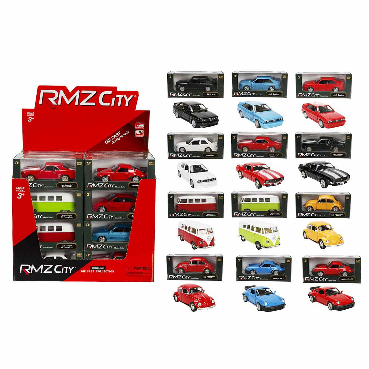 1:32 RMZ City Alman Klasikleri Die Cast Model Araba | Lisanslı Metal Gövdeli Çek Bırak Koleksiyon Serisi | BMW, Porsche, Audi ve VW Efsaneleri