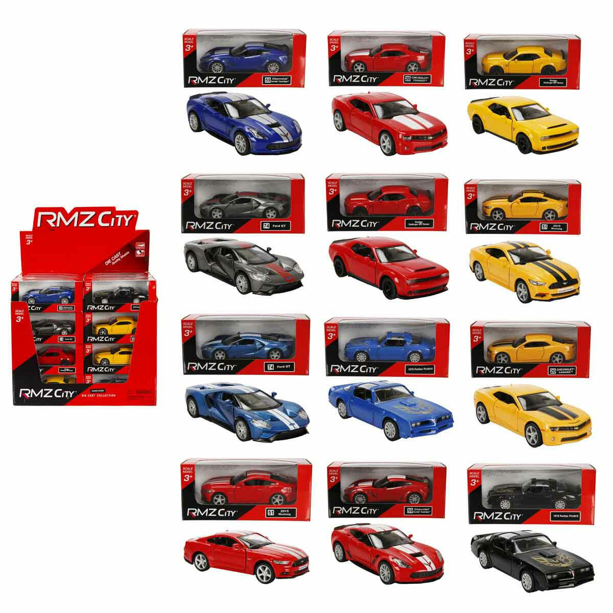 1:32 RMZ City Amerikan Serisi Die Cast Çek Bırak Model Araba | Metal Gövde ve Açılabilir Kapılı Koleksiyon Serisi