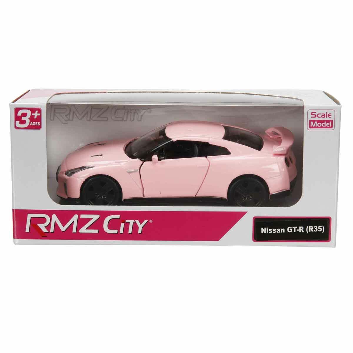 1:32 RMZ City Pembe Serisi Die Cast Model Araba | Lisanslı Metal Gövdeli Koleksiyon Arabaları | Nissan GTR, BMW M3 ve VW Beetle Pembe Özel Seri